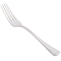 Bon Chef S506 Prism 8 1/16" 18/10 Stainless Steel Extra Heavy European Size Dinner Fork - 12/Pack
