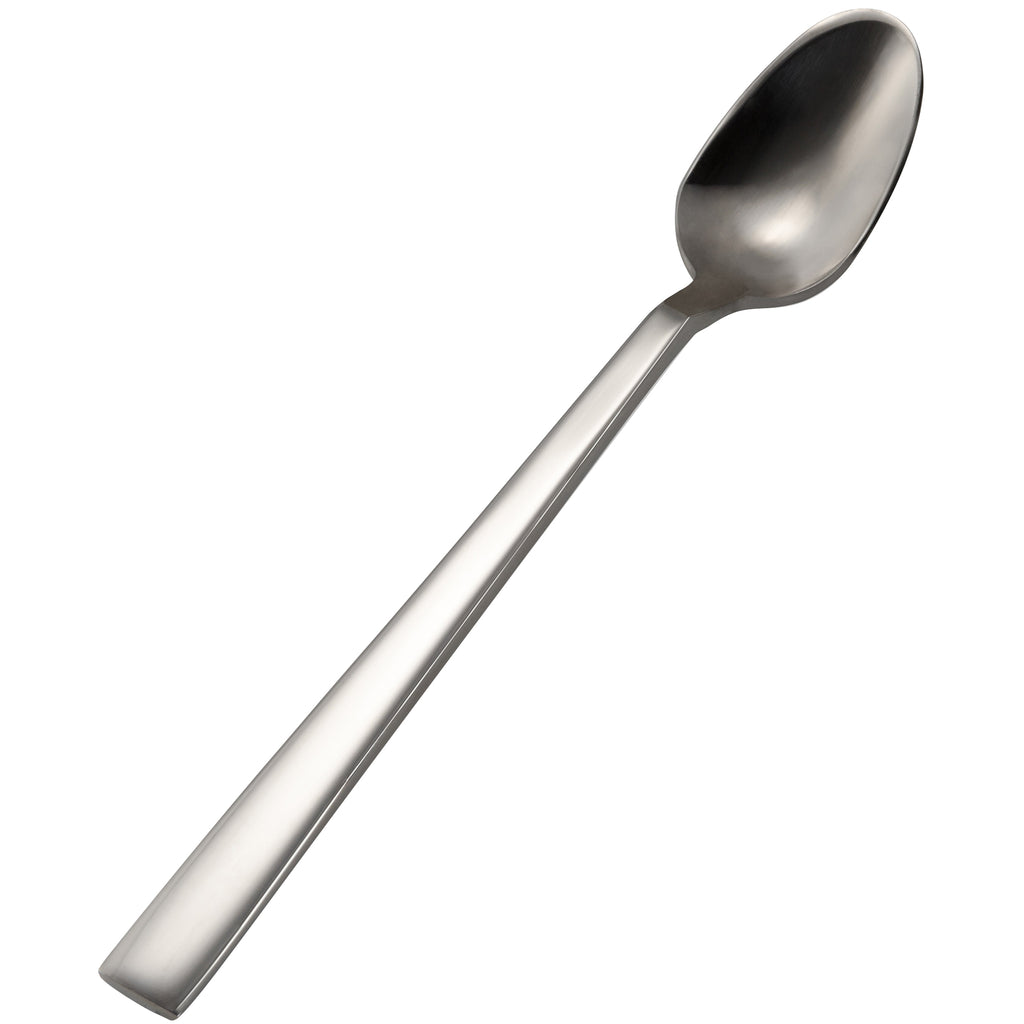 Bon Chef S3702 Roman 7 1/4" 18/10 Stainless Steel Extra Heavy Iced Tea Spoon - 12/Pack