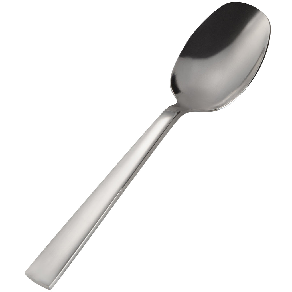 Bon Chef S3703 Roman 6 1/4" 18/10 Stainless Steel Extra Heavy Soup / Dessert Spoon - 12/Pack