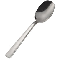 Bon Chef S3703 Roman 6 1/4" 18/10 Stainless Steel Extra Heavy Soup / Dessert Spoon - 12/Pack