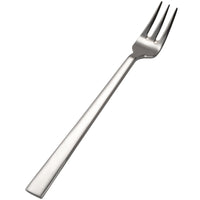 Bon Chef S3708 Roman 6 1/4" 18/10 Stainless Steel Extra Heavy Oyster / Cocktail Fork - 12/Pack