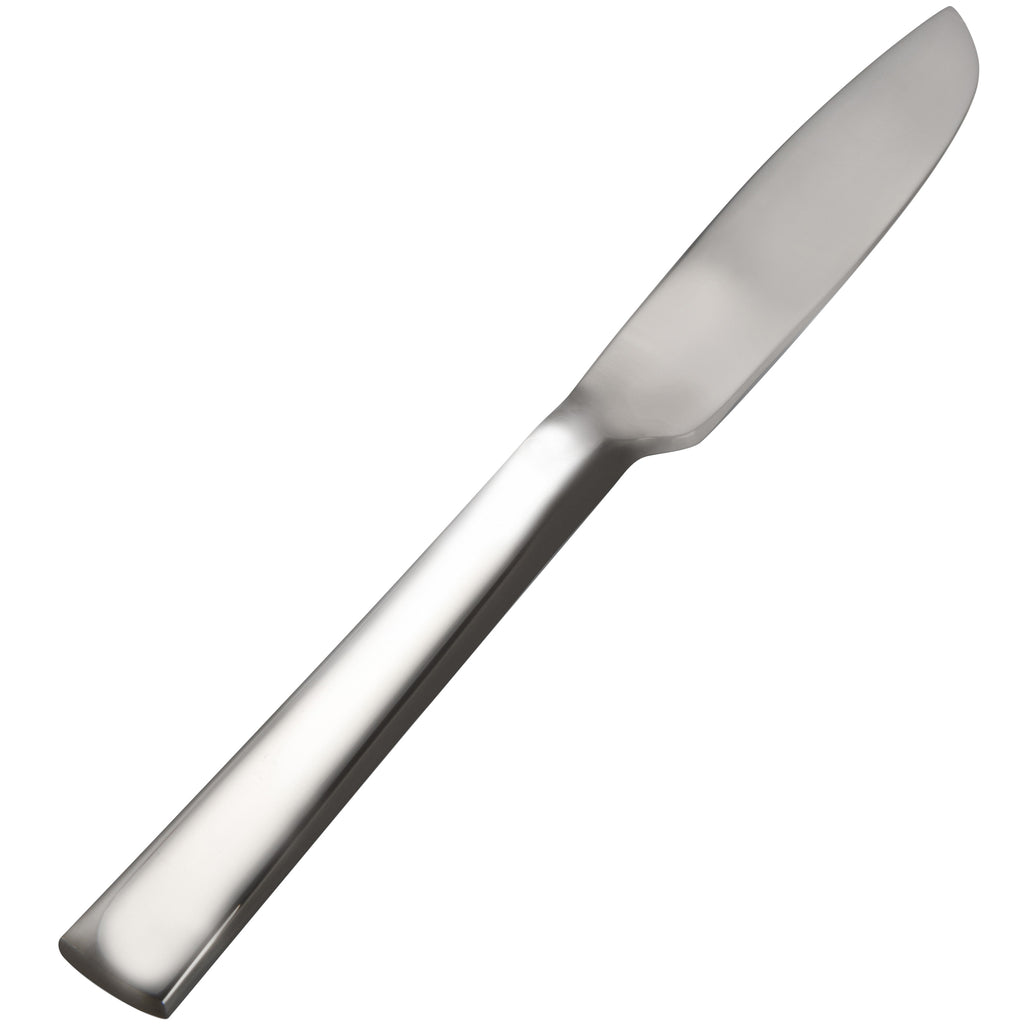 Bon Chef S3713 Roman 6 7/8" 13/0 Stainless Steel Extra Heavy Butter Knife - 12/Pack