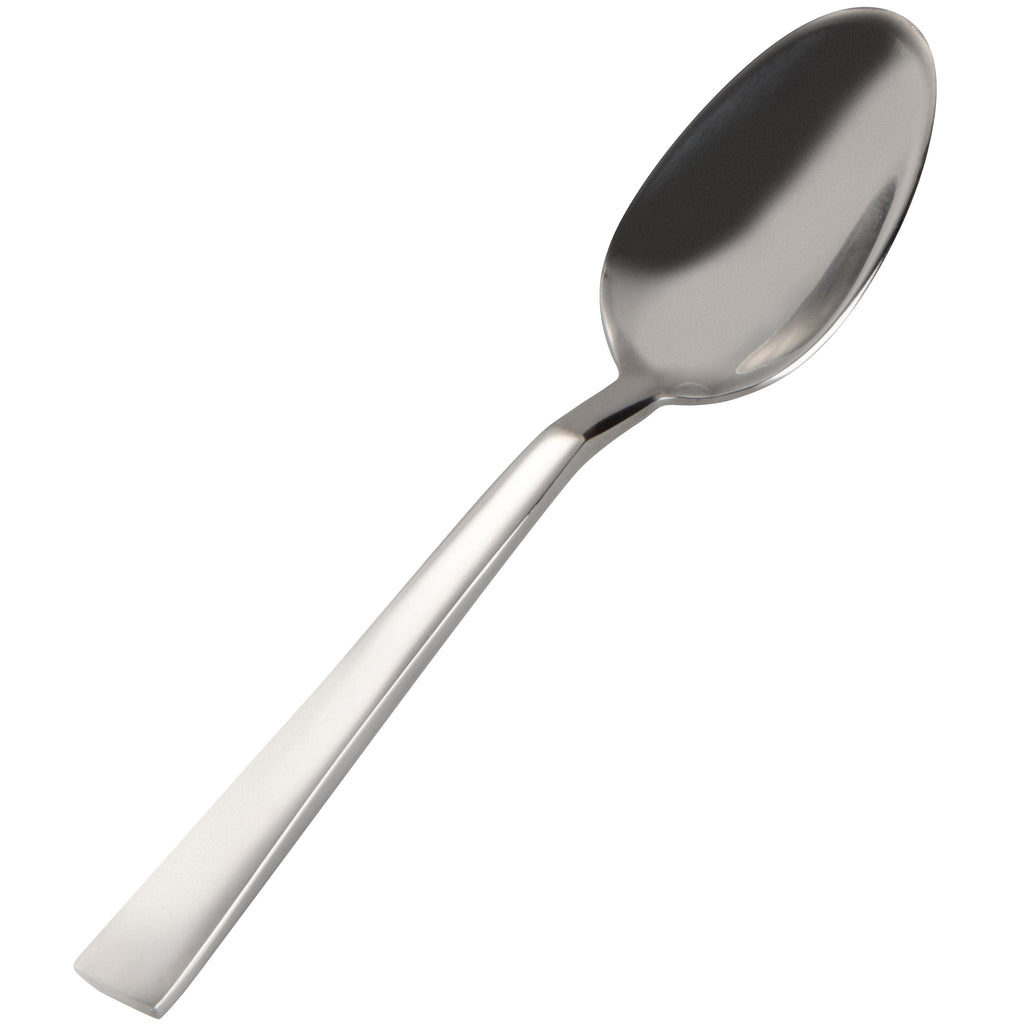 Bon Chef S3716 Roman 4 1/2" 18/10 Stainless Steel Extra Heavy Demitasse Spoon - 12/Pack