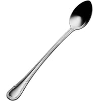 Bon Chef S802 Florence 7 11/16" 18/10 Stainless Steel Iced Tea Spoon - 12/Pack
