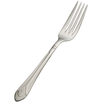 Bon Chef S1706 Nile 8 5/8" 18/10 Stainless Steel European Size Dinner Fork - 12/Pack