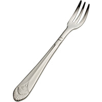 Bon Chef S1708 Nile 5 3/4" 18/10 Stainless Steel Oyster / Cocktail Fork - 12/Pack