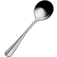 Bon Chef S1101 Chambers 6 1/8" 18/10 Stainless Steel Bouillon Spoon - 12/Pack