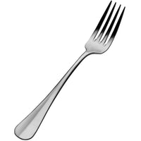Bon Chef S1106 Chambers 8 1/2" 18/10 Stainless Steel European Size Dinner Fork - 12/Pack