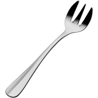 Bon Chef S1108 Chambers 4 7/8" 18/10 Stainless Steel Oyster / Cocktail Fork - 12/Pack