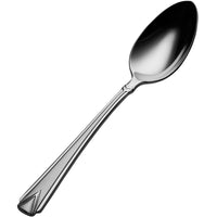 Bon Chef S1303 Gothic 7 1/2" 18/10 Stainless Steel Soup / Dessert Spoon - 12/Pack