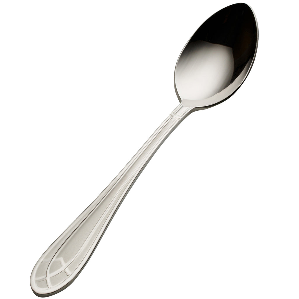 Bon Chef S1400 Viva 6 1/4" 18/10 Stainless Steel Teaspoon - 12/Pack
