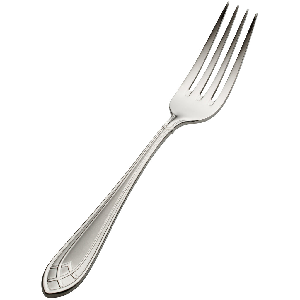 Bon Chef S1405 Viva 7 3/4" 18/10 Stainless Steel Dinner Fork - 12/Pack