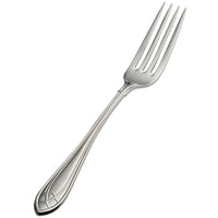 Bon Chef S1406 Viva 8 1/2" 18/10 Stainless Steel European Size Dinner Fork - 12/Pack