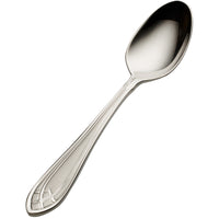 Bon Chef S1416 Viva 5" 18/10 Stainless Steel Demitasse Spoon - 12/Pack