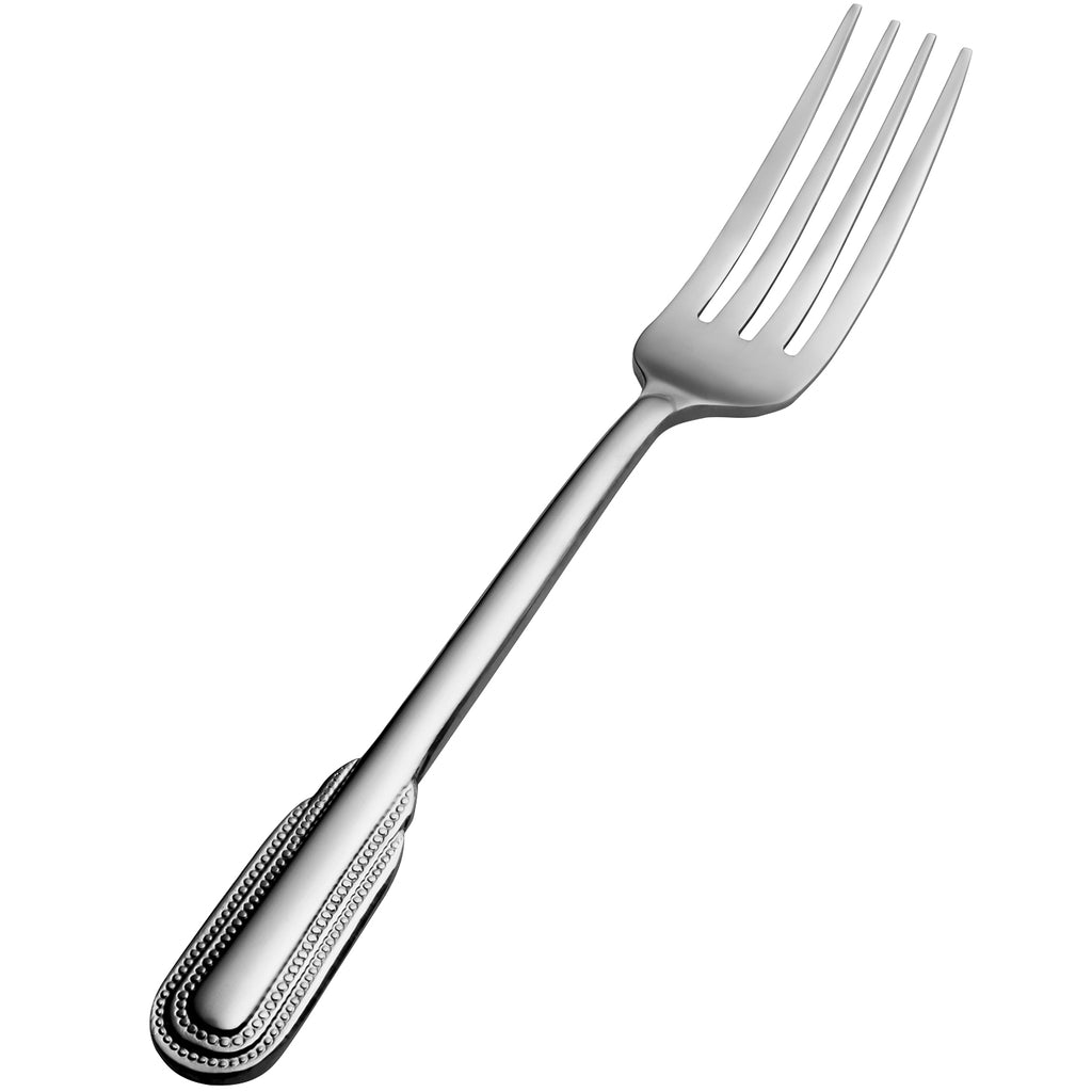 Bon Chef S2406 Empire 8 1/4" 18/10 Stainless Steel European Size Dinner Fork - 12/Pack