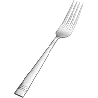 Bon Chef S2606 Julia 8 5/16" 18/10 Stainless Steel European Size Dinner Fork - 12/Pack