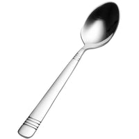 Bon Chef S2616 Julia 4 3/4" 18/10 Stainless Steel Demitasse Spoon - 12/Pack