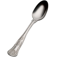 Bon Chef S2704 Kings 9 1/8" 18/10 Stainless Steel Tablespoon / Serving Spoon - 12/Pack