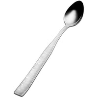 Bon Chef S2902 Safari 7 11/16" 18/10 Stainless Steel Iced Tea Spoon - 12/Pack