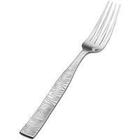 Bon Chef S2906 Safari 8 3/8" 18/10 Stainless Steel European Size Dinner Fork - 12/Pack