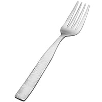 Bon Chef S2907 Safari 7 1/8" 18/10 Stainless Steel Salad / Dessert Fork - 12/Pack