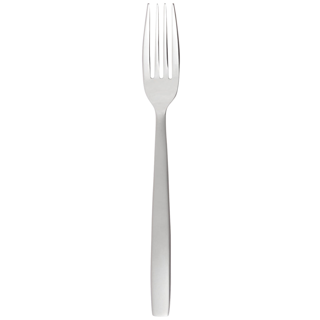 Chef & Sommelier FJ701 Kya Sand 8 1/8" 18/10 Stainless Steel Extra Heavy Weight Dinner Fork by Arc Cardinal - 12/Pack