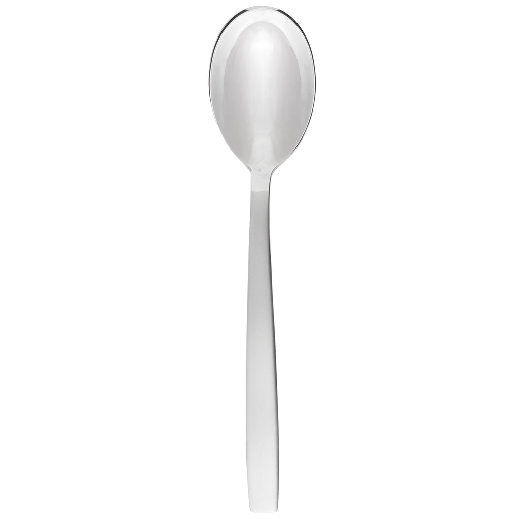 Chef & Sommelier FJ706 Kya Sand 7 3/8" 18/10 Stainless Steel Extra Heavy Weight Dessert Spoon by Arc Cardinal - 12/Pack
