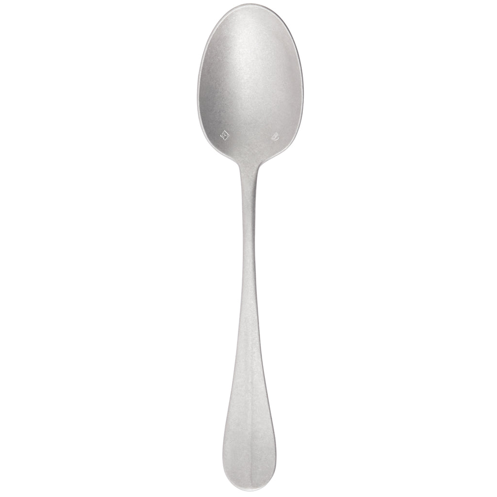 Chef & Sommelier FK506 Renzo Patina 7 1/4" 18/10 Stainless Steel Extra Heavy Weight Dessert Spoon by Arc Cardinal - 12/Pack
