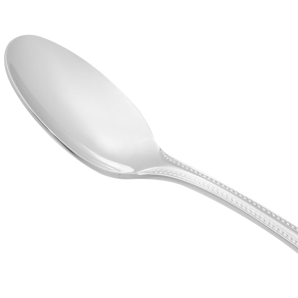 World Tableware 407 007 Calais 4 3/8" 18/8 Stainless Steel Extra Heavy Weight Demitasse Spoon - 12/Pack