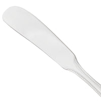 World Tableware 407 053 Calais 6 5/8" 18/8 Stainless Steel Extra Heavy Weight Butter Spreader - 12/Pack