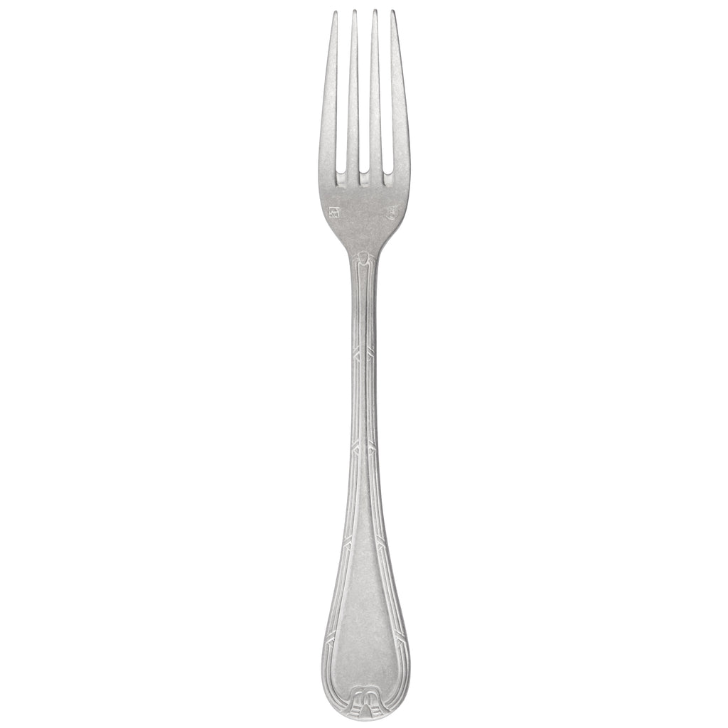 Chef & Sommelier FK401 Orzon Patina 8 1/8" 18/10 Stainless Steel Extra Heavy Weight Dinner Fork by Arc Cardinal - 12/Pack