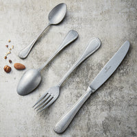 Chef & Sommelier FK401 Orzon Patina 8 1/8" 18/10 Stainless Steel Extra Heavy Weight Dinner Fork by Arc Cardinal - 12/Pack