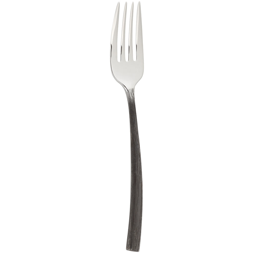 Chef & Sommelier FL901 Black Oak 8 1/4" 18/10 Stainless Steel Extra Heavy Weight Dinner Fork by Arc Cardinal - 12/Pack