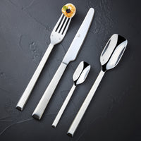 Chef & Sommelier T7406 Azali 7 1/4" 18/10 Extra Heavy Weight Stainless Steel Dessert Spoon by Arc Cardinal - 12/Pack