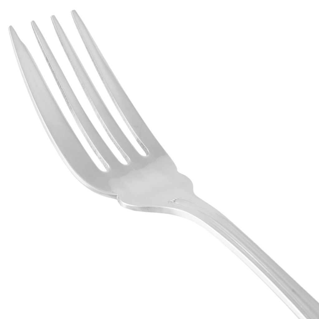 World Tableware 774 036 Geneva 7" 18/8 Stainless Steel Extra Heavy Weight Fish Fork - 12/Pack