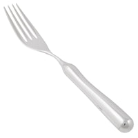 World Tableware 829 027 Balencia 8" 18/8 Stainless Steel Extra Heavy Weight Dinner Fork - 12/Pack