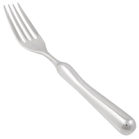 World Tableware 829 038 Balencia 6 7/8" 18/8 Stainless Steel Extra Heavy Weight Salad Fork - 12/Pack