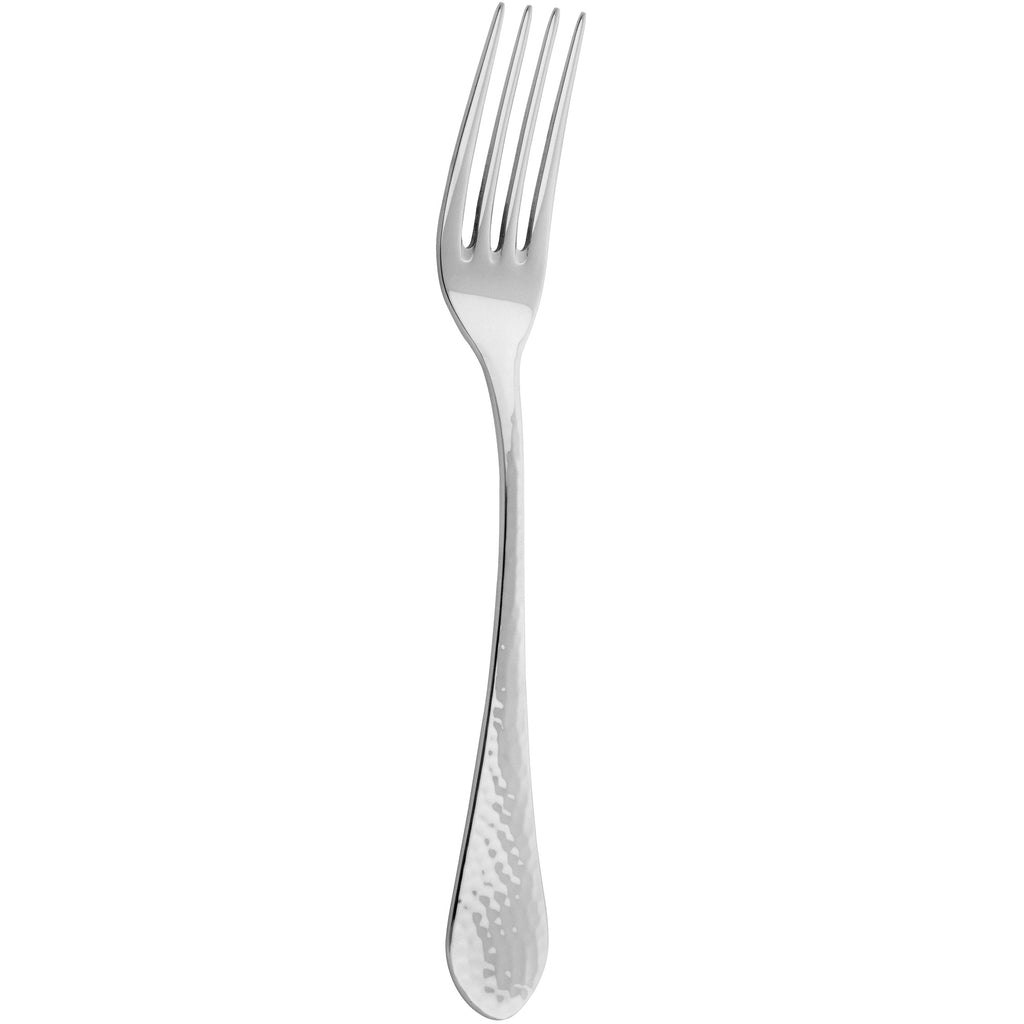 Arcoroc T8001 Stone 8" 18/10 Stainless Steel Extra Heavy Weight Dinner Fork by Arc Cardinal - 12/Pack