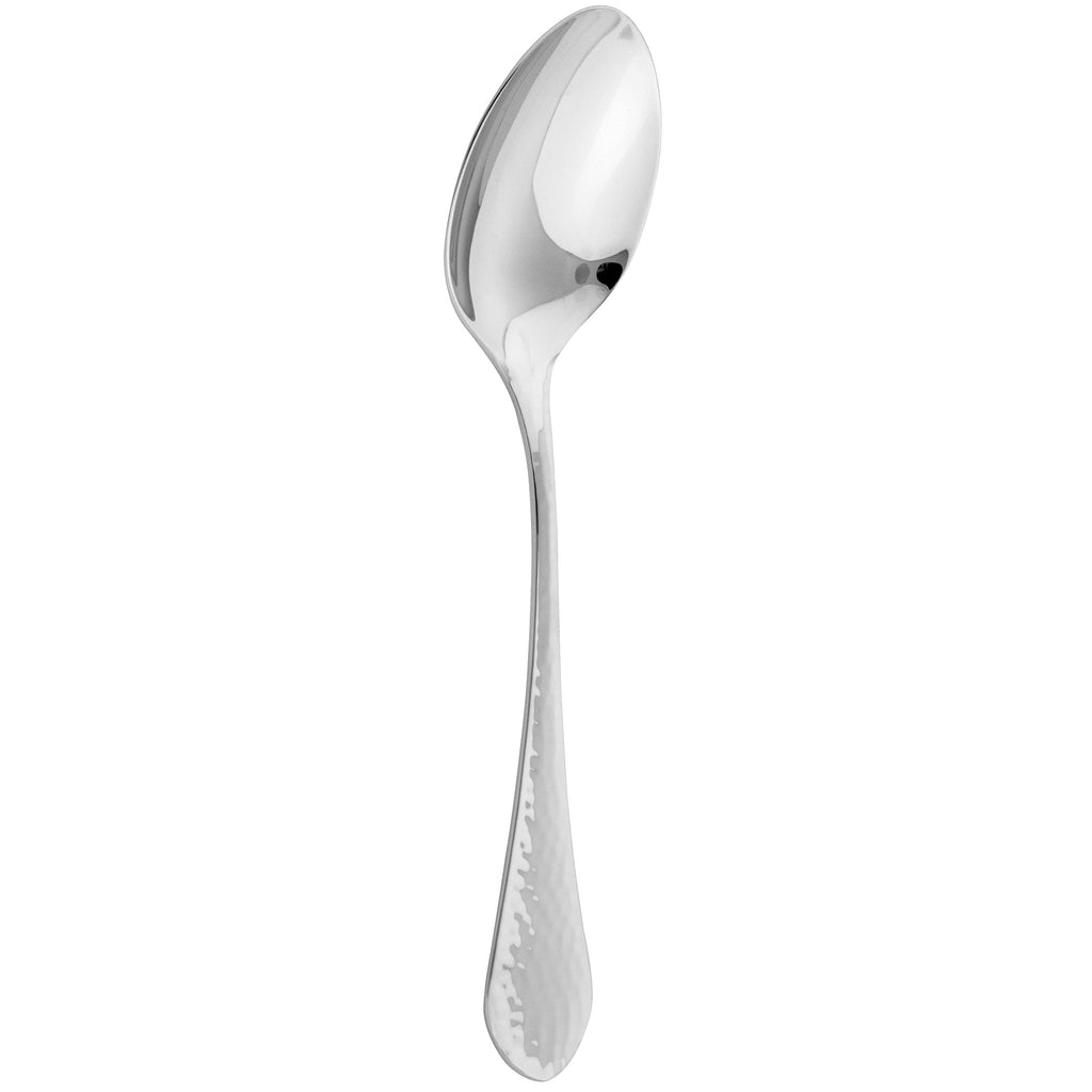 Arcoroc T8002 Stone 8 1/8" 18/10 Stainless Steel Extra Heavy Weight Dinner Spoon by Arc Cardinal - 12/Pack
