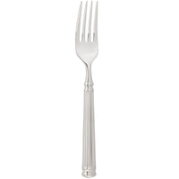 Chef & Sommelier FL201 Fluted 8 1/8" 18/10 Stainless Steel Extra Heavy Weight Dinner Fork by Arc Cardinal - 12/Pack