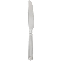 Chef & Sommelier FL204 Fluted 8 7/8" 18/10 Stainless Steel Extra Heavy Weight Dinner Knife by Arc Cardinal - 12/Pack