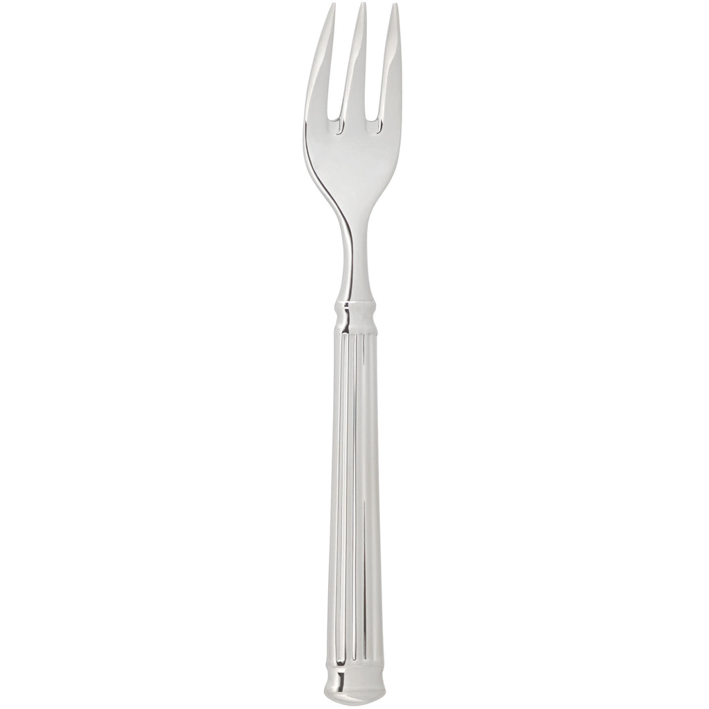 Chef & Sommelier FL221 Fluted 5 3/4" 18/10 Stainless Steel Extra Heavy Weight Oyster / Cocktail Fork by Arc Cardinal - 12/Pack