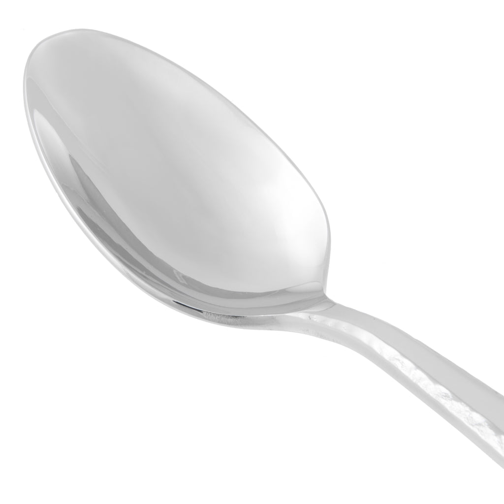 World Tableware 926 002 Conde 18/8 Extra Heavy Weight Stainless Steel 7 3/4" Dessert Spoon - 12/Pack