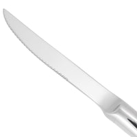 World Tableware 829 2762 Balencia 9 1/4" 18/8 Stainless Steel Extra Heavy Weight Steak Knife with Hollow Handle - 12/Pack
