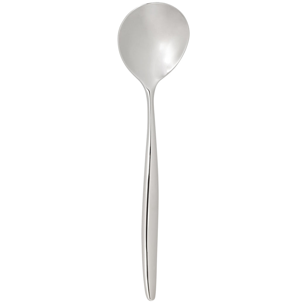 Chef & Sommelier FL809 Finn 6 7/8" 18/10 Stainless Steel Extra Heavy Weight Weight Soup Spoon by Arc Cardinal - 12/Pack
