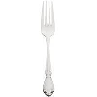 Bon Chef S1805 Queen Anne 7 3/4" 18/10 Stainless Steel Dinner Fork - 12/Pack
