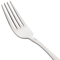 Bon Chef S1805 Queen Anne 7 3/4" 18/10 Stainless Steel Dinner Fork - 12/Pack