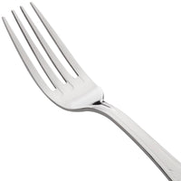 Bon Chef S2205 Wave 7 3/4" 18/10 Stainless Steel Dinner Fork - 12/Pack