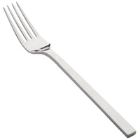 Bon Chef S3806 Milan 8 1/4" 18/10 Stainless Steel Extra Heavy European Size Dinner Fork - 12/Pack