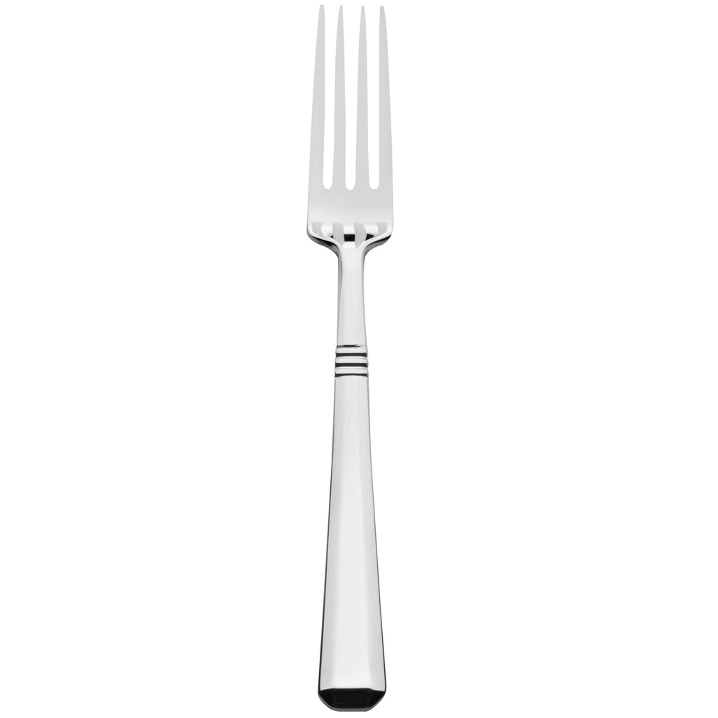 Bon Chef S3406 Cordoba 8 3/16" 18/10 Stainless Steel European Size Dinner Fork - 12/Pack